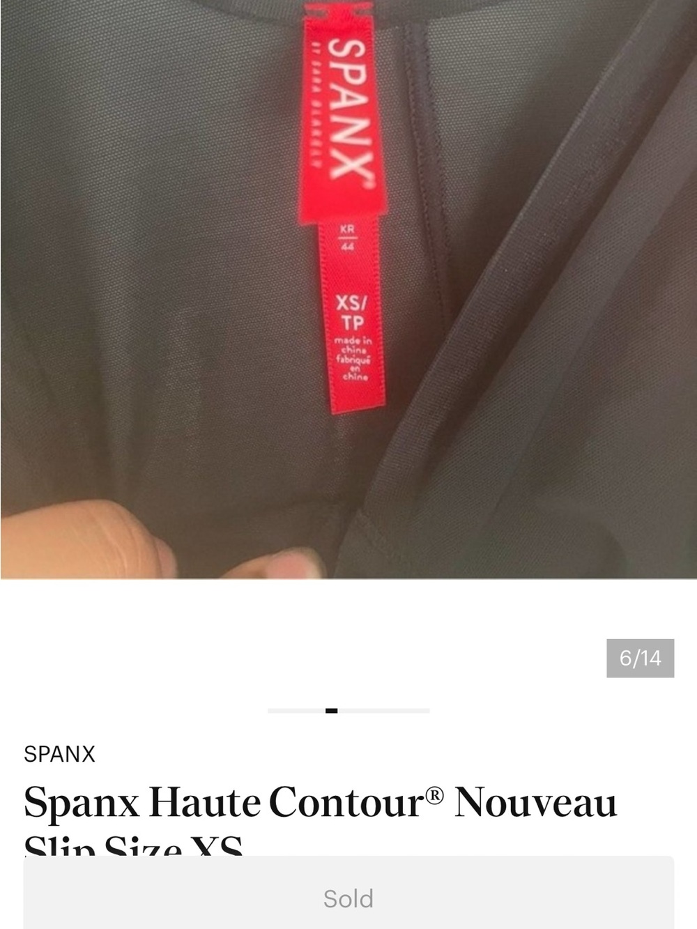 Spanx Haute Contour® Nouveau Slip Size XS